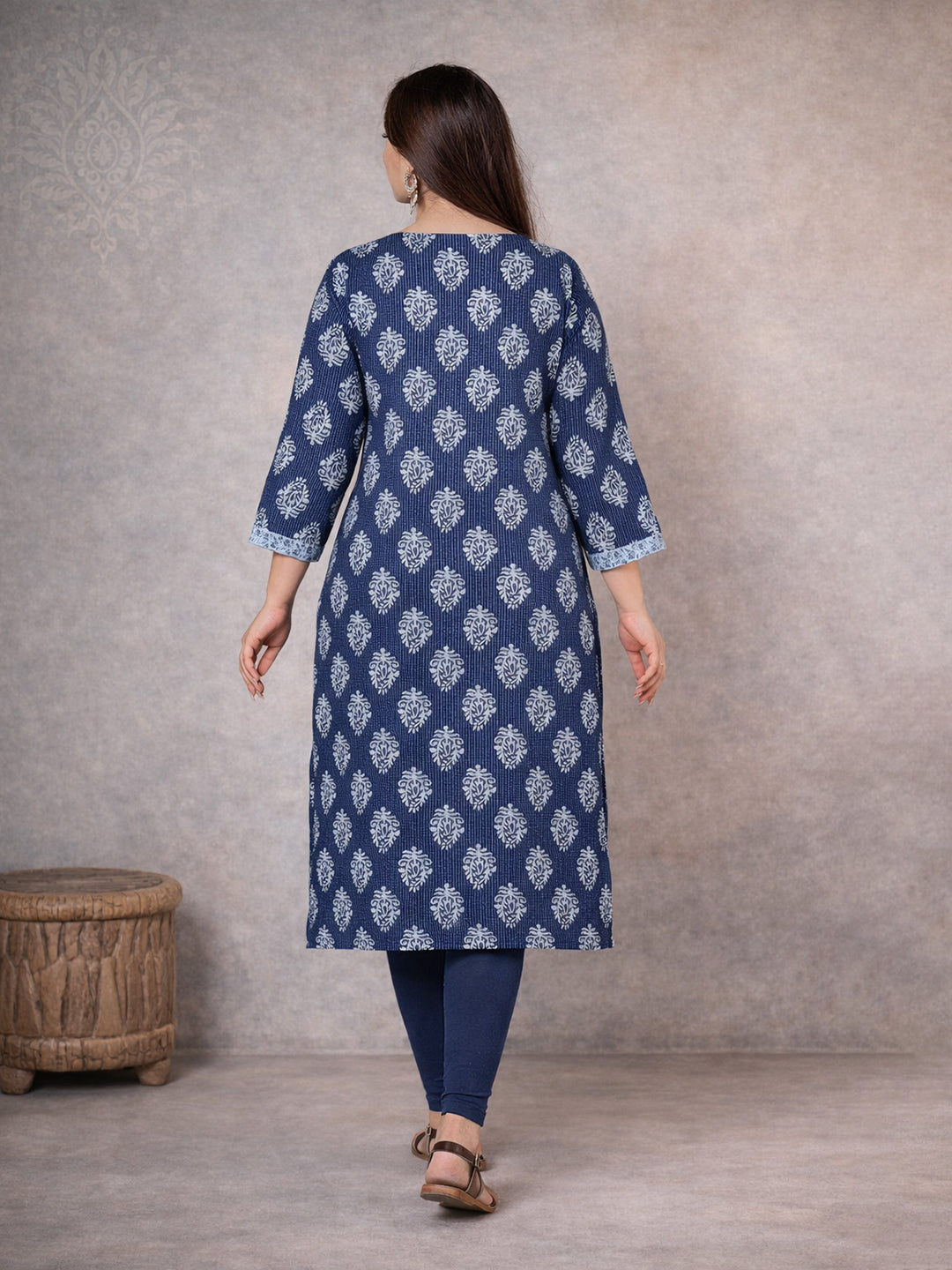 Blue Printed Kurti